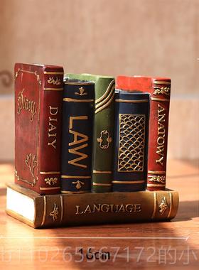 新款复古创意笔筒摆件 桌面居客收厅办公室欧家式盒多功能纳装饰