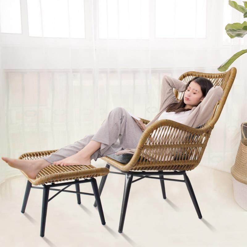 休闲藤椅三件套阳台桌椅茶几脚托组合靠背椅单人藤编沙发躺椅懒g&,淘宝优惠券,粉丝福利购,淘宝优惠卷