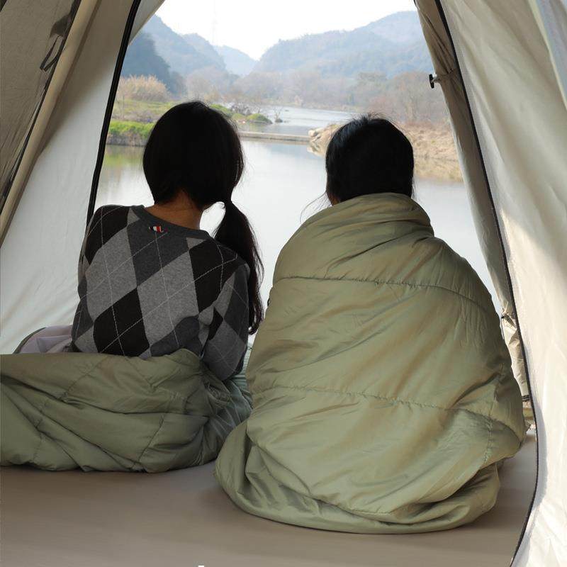 SunnyFeel户外露营睡袋加厚保暖单人睡袋营地防潮被子野营防寒垫,淘宝优惠券,粉丝福利购,淘宝优惠卷