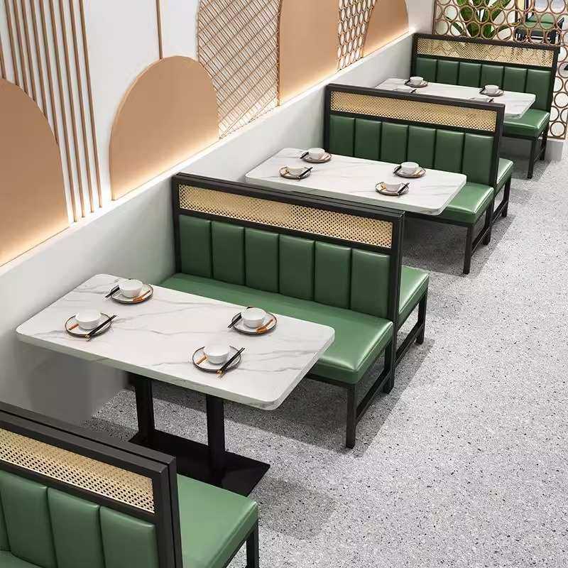 定制铁艺西餐厅卡座沙发桌椅工业风奶茶店咖啡厅清吧编藤卡座组合,淘宝优惠券,粉丝福利购,淘宝优惠卷