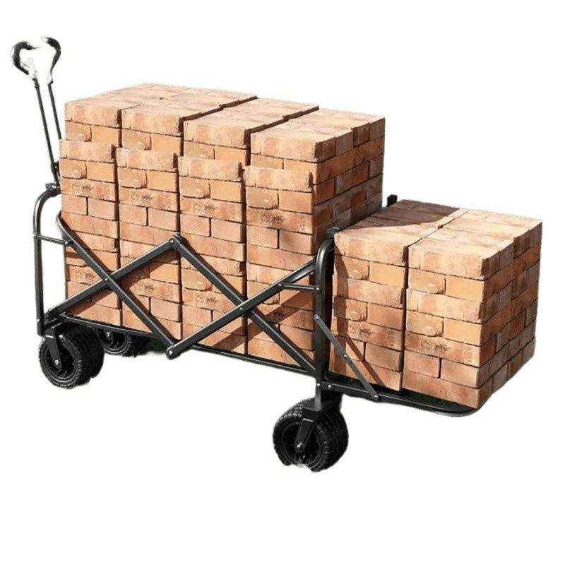 Tuy可升降拖斗款露营手推车儿童躺拉营地车户外折叠野餐拖车,淘宝优惠券,粉丝福利购,淘宝优惠卷