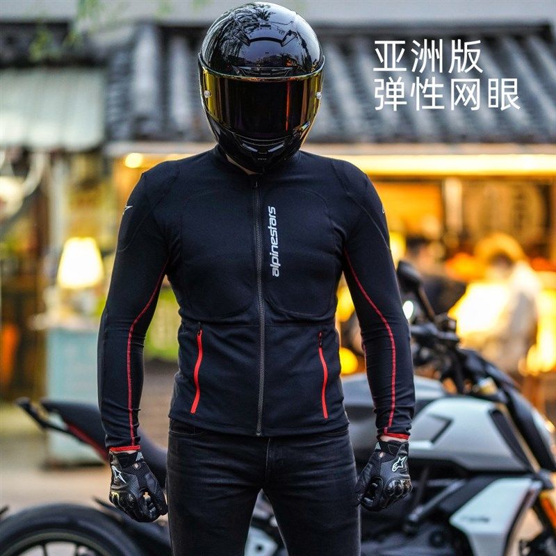 【自营】a星骑行服摩托车骑行装备夏季网眼防摔护具机车服BASE - 图3