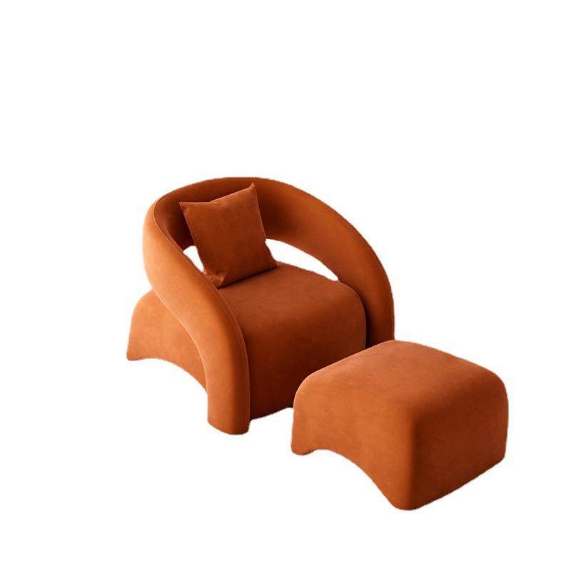 网红创意单椅客厅懒人沙发休闲椅轻奢弧形阳台椅小户型老虎椅极简,淘宝优惠券,粉丝福利购,淘宝优惠卷