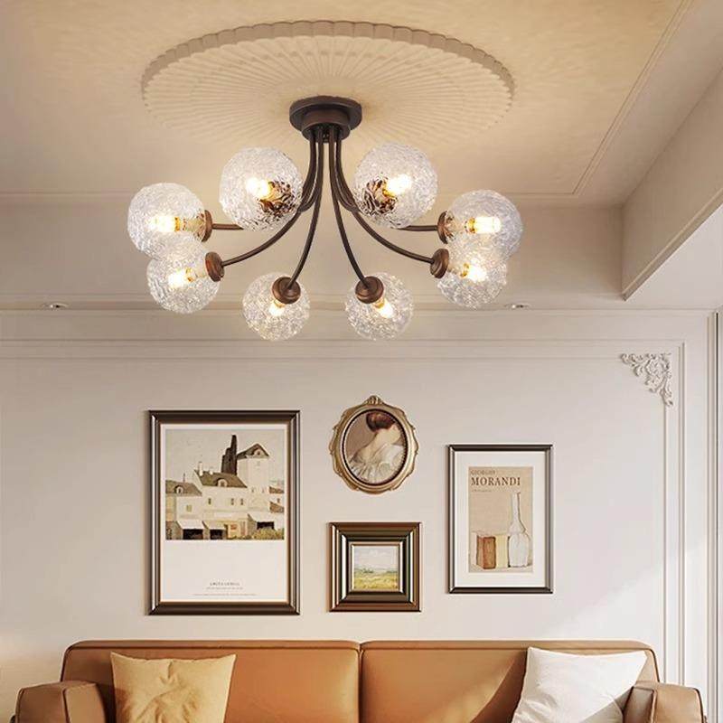 客厅吊灯中古vintage大厅主灯法式2024年新款美式复古高级吸顶灯,淘宝优惠券,粉丝福利购,淘宝优惠卷