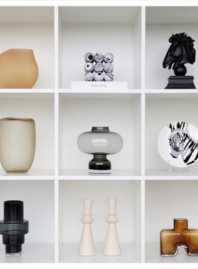 柜板间书样简件家居饰品相架陶瓷玻璃工艺品创意软装摆约ZH3147
