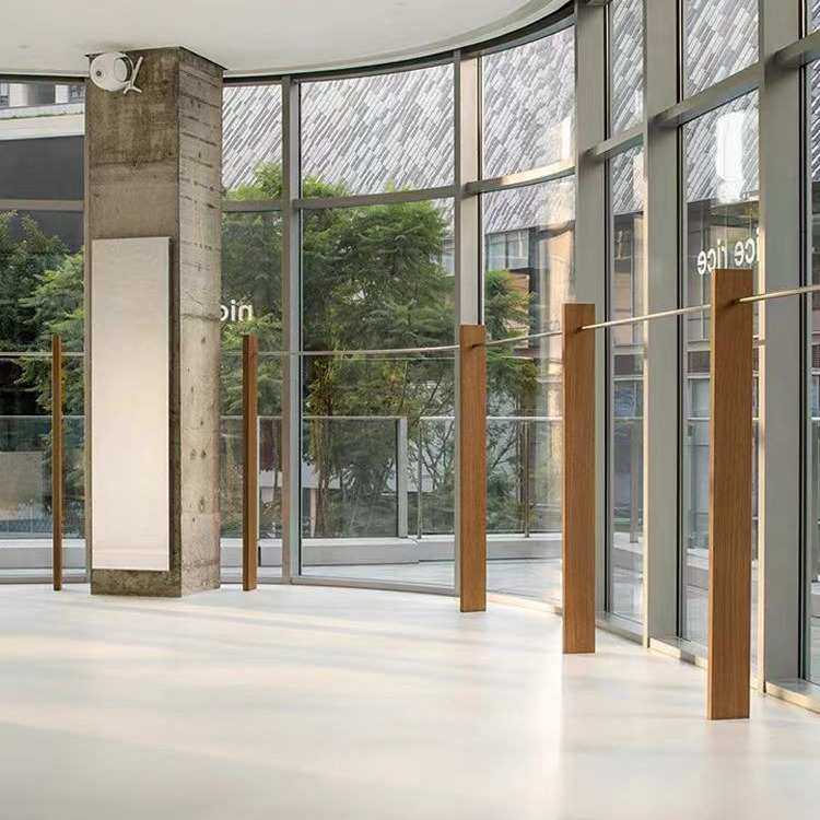 买手店不锈钢落地式挂衣陈列道具定制服装店展示架实木壁挂上墙架,淘宝优惠券,粉丝福利购,淘宝优惠卷