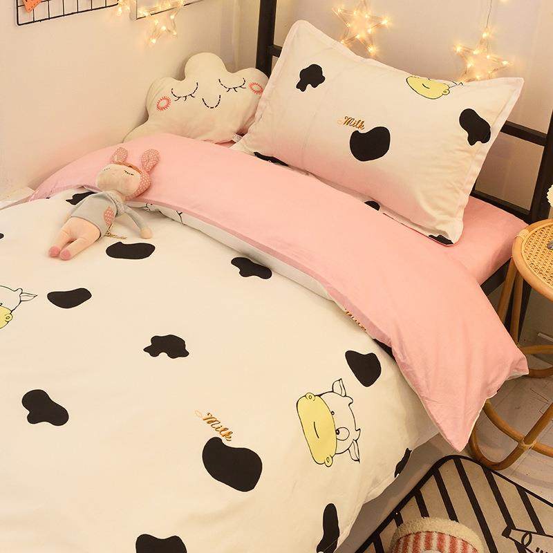 纯棉学生宿舍被套单人床上三件套床品儿童床单1.2米床上用品全棉,淘宝优惠券,粉丝福利购,淘宝优惠卷