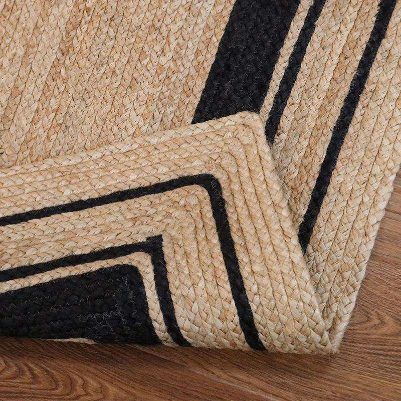 天然黄麻地毯手工编织客厅茶几毯茶室诧寂风家用无胶卧室阳台地垫,淘宝优惠券,粉丝福利购,淘宝优惠卷