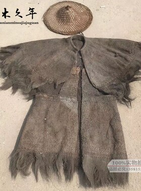老旧农具怀旧老物件农耕工具老木叉旧木耙锄头民俗农家院装饰摆件