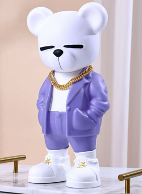 超大号解压暴富熊发财熊酒柜蒸蒸日上开业大吉乔迁新居新家摆件