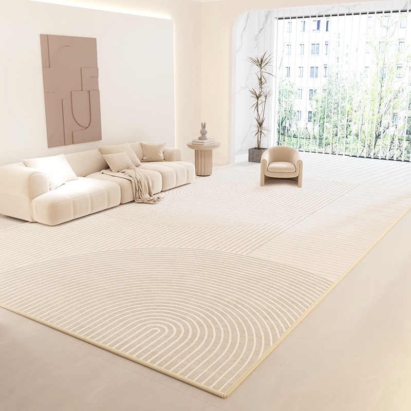 安纳西奶油风地毯客厅沙发茶几地垫防水防污免洗凤梨纹卧室牀边毯,淘宝优惠券,粉丝福利购,淘宝优惠卷