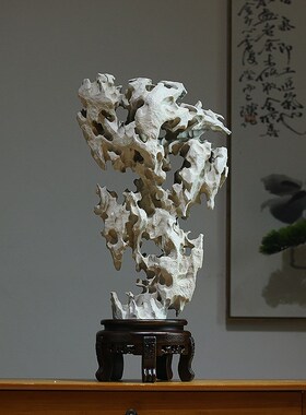 太湖石天然原石文房案头传统文化石客厅玄关装饰品民宿博古架摆件