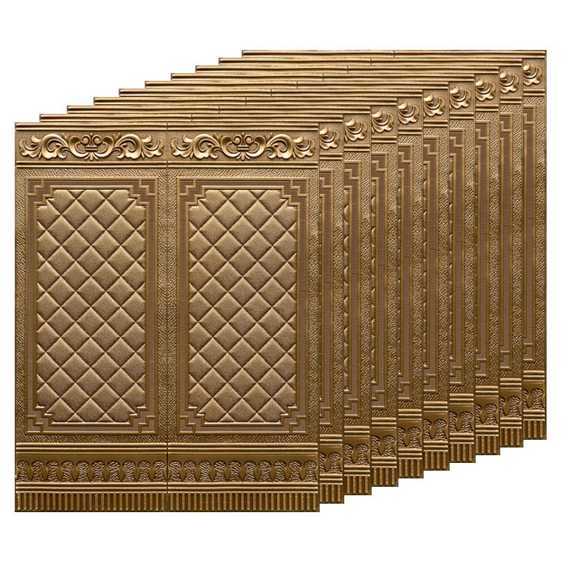 自粘墙纸饭店墙裙护墙板3D立体墙贴防水客厅软包墙围装饰阳台贴纸,淘宝优惠券,粉丝福利购,淘宝优惠卷