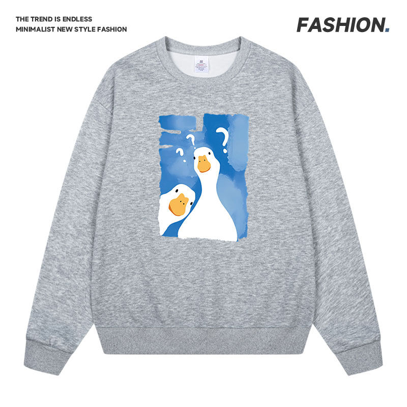 2025印花潮牌连帽卫衣男女同款宽松百搭春秋季加厚ins风上衣