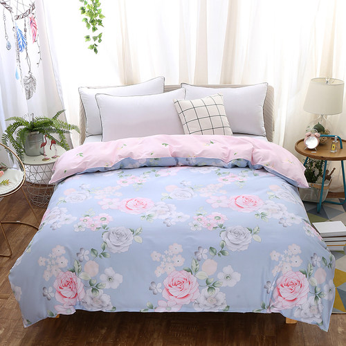 纯棉被套单件150x180x200x230cm双人全棉被罩学生单人1.5m1.8米床 - 图2