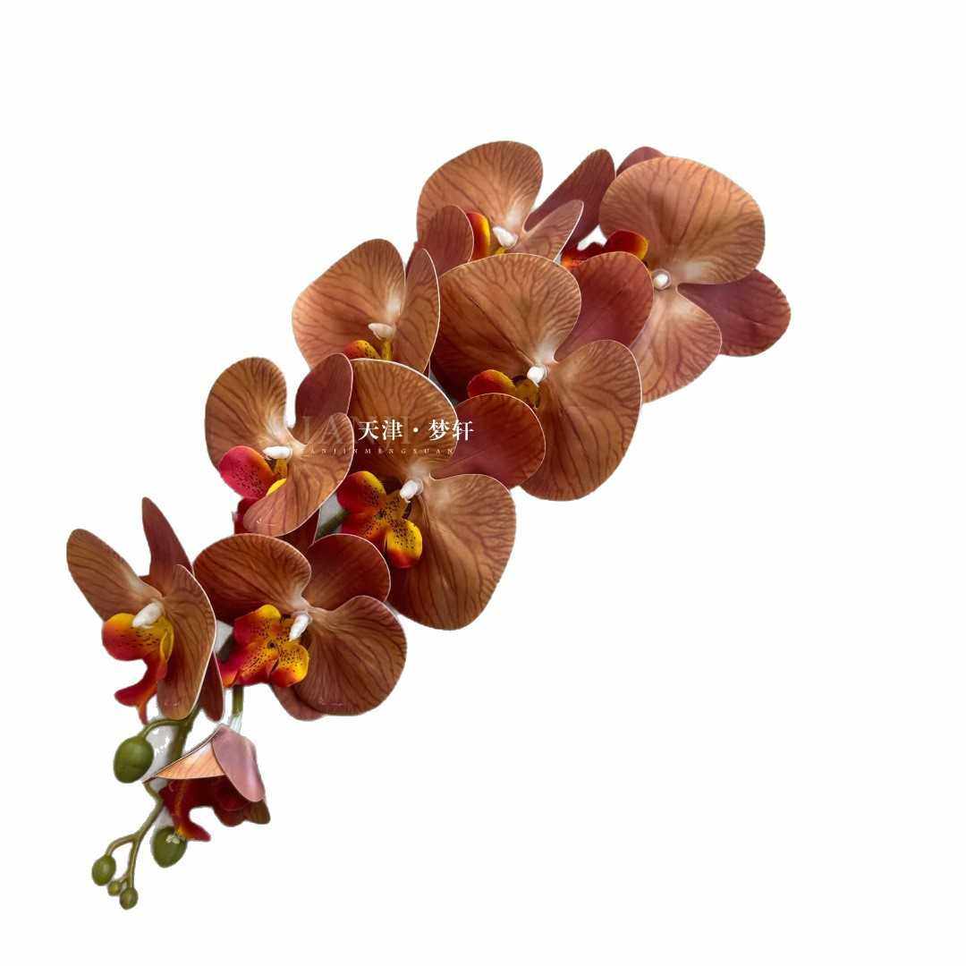 9头3D蝴蝶兰仿真花胶片手感假花婚庆家居插花手工diy配饰婚礼布置,淘宝优惠券,粉丝福利购,淘宝优惠卷