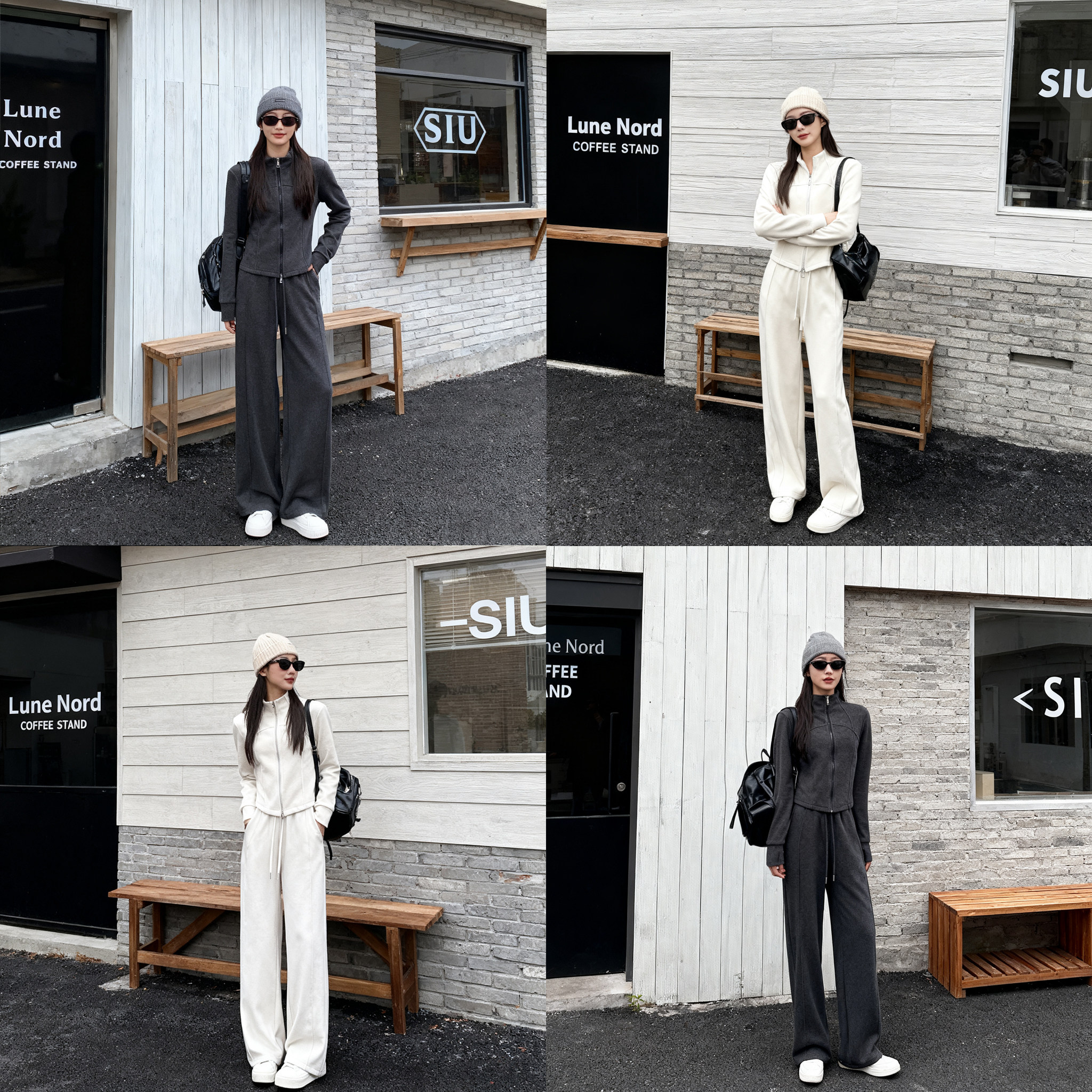 依凡芙LU版漂亮气质两件套装休闲运动时尚套装女时髦洋气小个子,淘宝优惠券,粉丝福利购,淘宝优惠卷