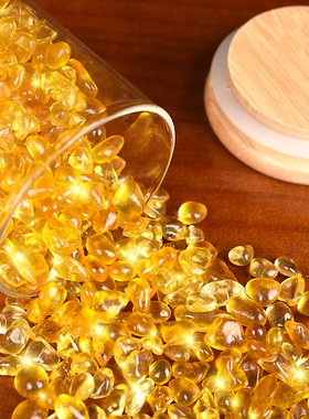 天然水晶碎石黄水晶白紫水晶粉水晶橄榄石五彩石家居装饰摆件