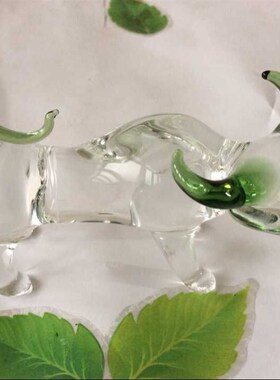 袖珍玻璃十二生肖鼠牛虎兔龙蛇马羊猴鸡狗猪摆件摆设琉璃工艺品