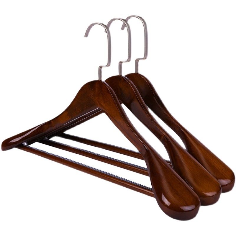 榉木加厚宽肩无痕实木衣架酒店西服挂套装大衣撑家用木质外套衣架,淘宝优惠券,粉丝福利购,淘宝优惠卷