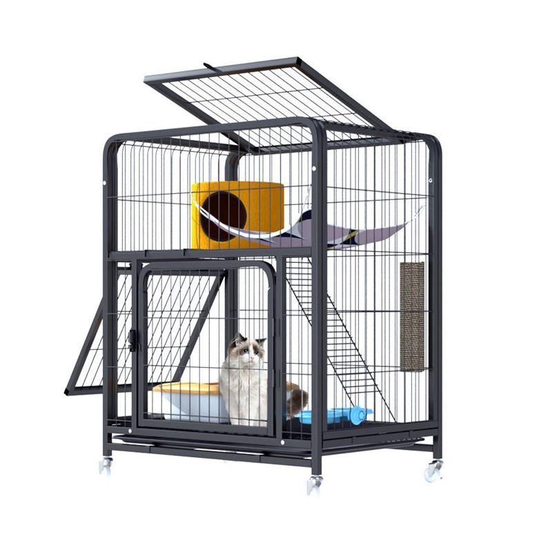 猫笼子家用小户型猫咪别墅室内猫窝两层猫舍猫屋新式夏季上下两层,淘宝优惠券,粉丝福利购,淘宝优惠卷