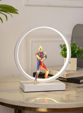 Tiga超人台灯卧室床头夜灯生日礼物的男孩和儿童房间装饰饰品