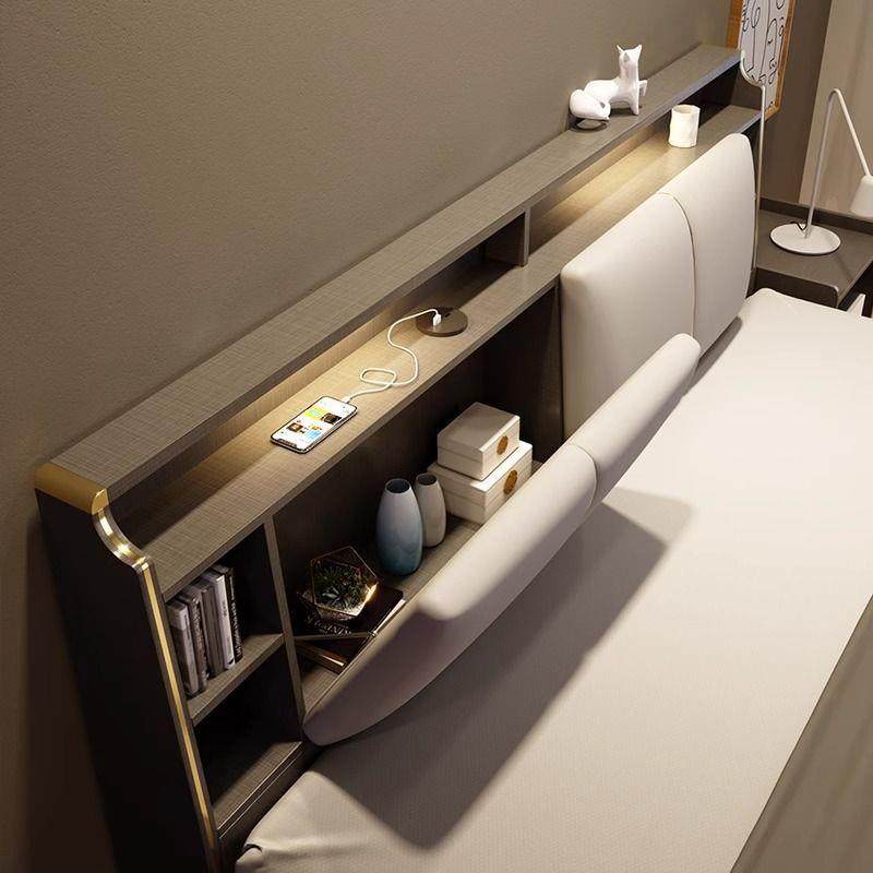 气动高箱储物床婚床1.8米1.2m1.5米主卧小户型板式现代简约双人床,淘宝优惠券,粉丝福利购,淘宝优惠卷