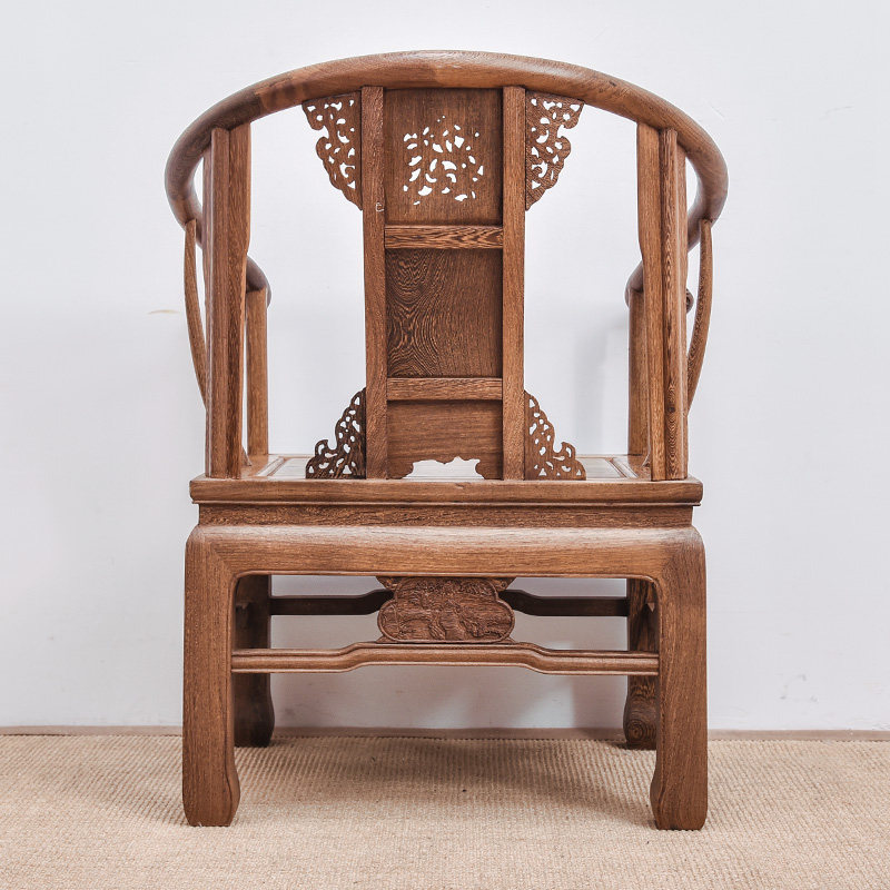 红木家具鸡翅木皇宫三件套太师椅中式茶餐椅仿古椅官帽椅实木圈椅,淘宝优惠券,粉丝福利购,淘宝优惠卷