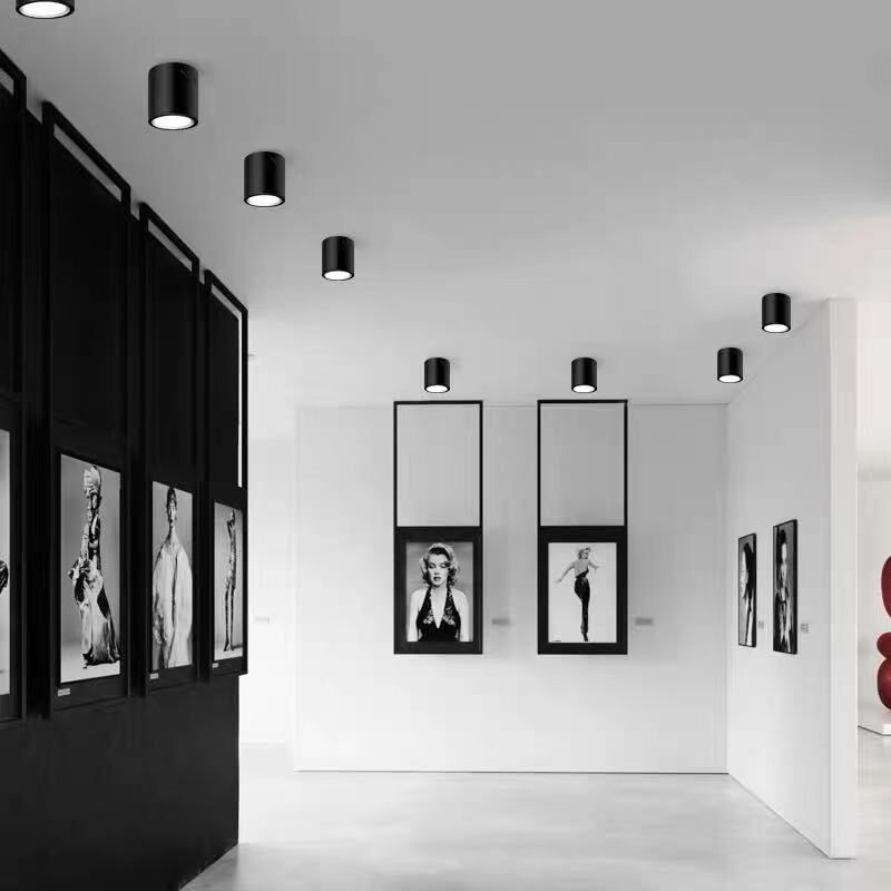 led明装筒灯4寸5寸6寸8寸商场展厅吸顶式吊杆防眩光免开孔圆桶形,淘宝优惠券,粉丝福利购,淘宝优惠卷