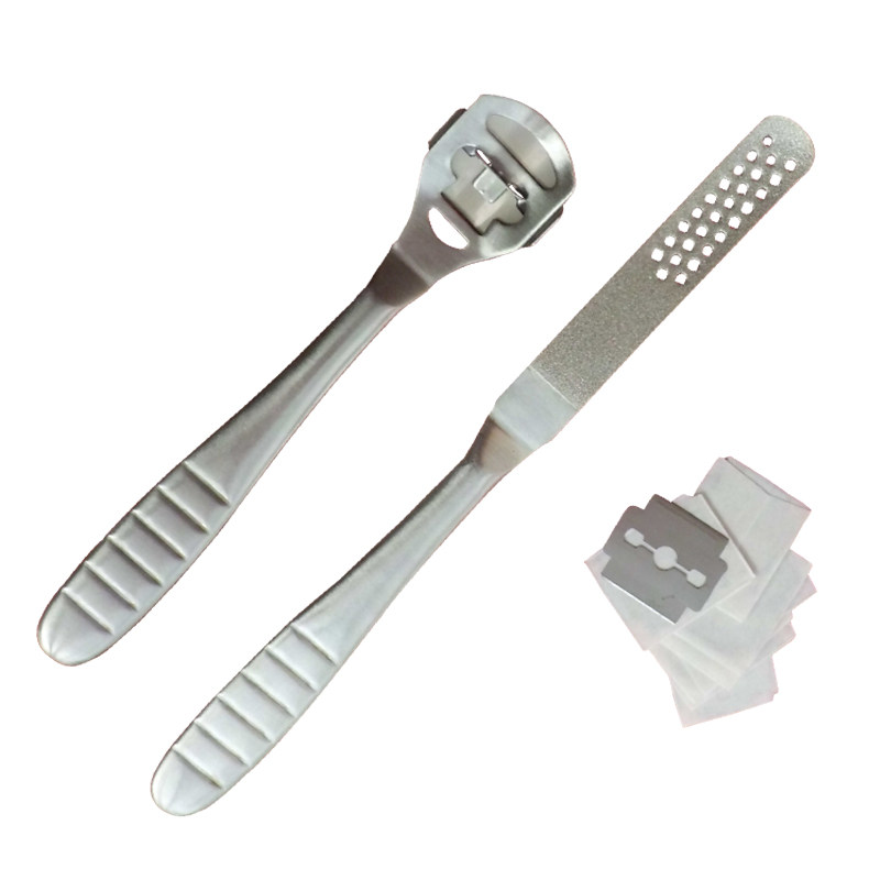 双面不锈钢去死皮搓磨脚石脚工具搓脚板磨脚器刮皮刀脚刨刀组合,淘宝优惠券,粉丝福利购,淘宝优惠卷