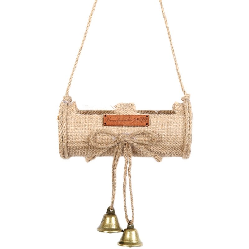 田园风格空花篮墙面壁挂装饰墙壁墙上创意麻绳吊篮阳台客厅装扮,淘宝优惠券,粉丝福利购,淘宝优惠卷