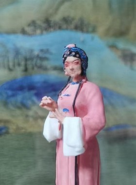 古代微景观人物江湖少年郎吹箫古筝琵琶敦煌舞女盆景指尖装饰摆件