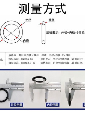 国标O型圈外径8-636mm线径3.0mm氟胶O圈O令O圈O令密封进口橡胶圈