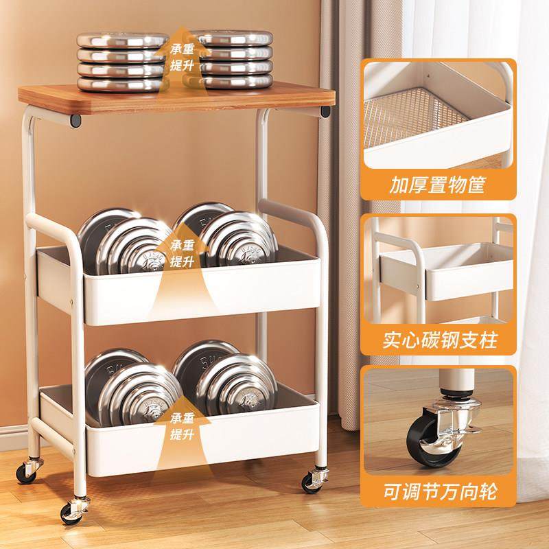 中古置物架可移动客厅复古茶几桌边卧室床头柜高颜值零食收纳架子,淘宝优惠券,粉丝福利购,淘宝优惠卷