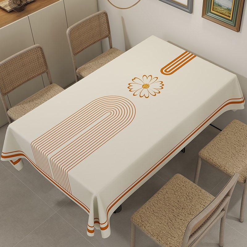 桌布免洗防油防水防烫PVC茶几桌布小清新文字台布长方形餐桌布,淘宝优惠券,粉丝福利购,淘宝优惠卷