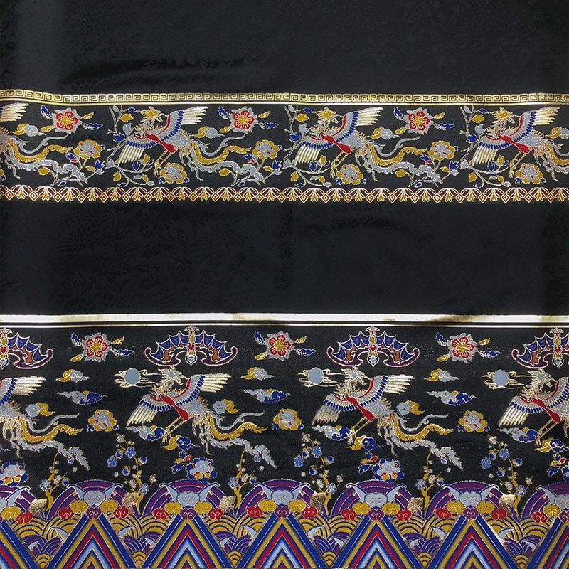 马面裙专用布料织金仿妆花光泽挺括古风汉服面龙凤兔化纤提花布料,淘宝优惠券,粉丝福利购,淘宝优惠卷