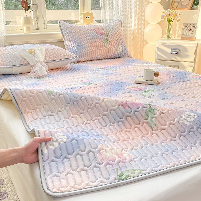 夏天乳胶凉席床垫软垫可机洗床护垫家用卧室垫被学生宿舍单人褥子,淘宝优惠券,粉丝福利购,淘宝优惠卷