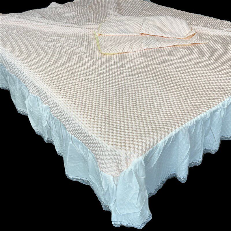 售完无补 可水洗凉感空调席夏季软糯冰豆豆凉席三件套加厚不跑床,淘宝优惠券,粉丝福利购,淘宝优惠卷