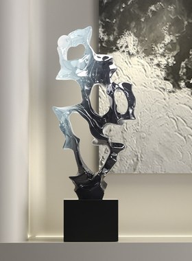 太湖石艺术雕塑大号摆件样板间酒店大堂软装饰客厅玄关抽象工艺品