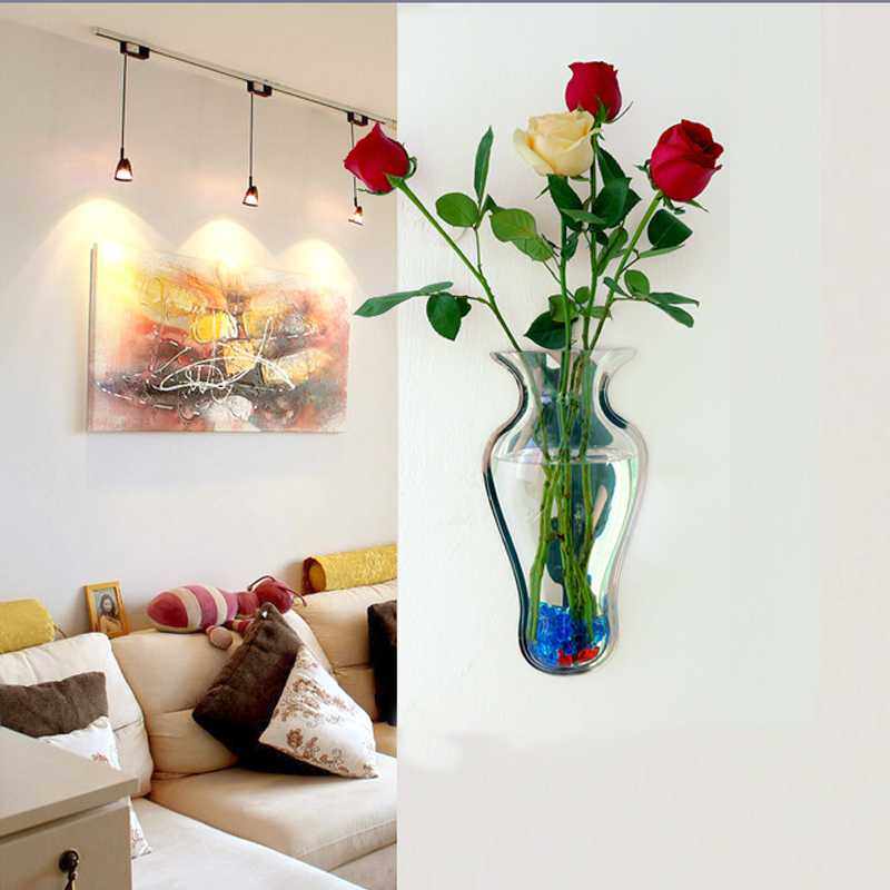 壁挂水培创意绿萝绿植花盆挂壁挂墙圆形装饰器皿贴墙花瓶大号王之,淘宝优惠券,粉丝福利购,淘宝优惠卷