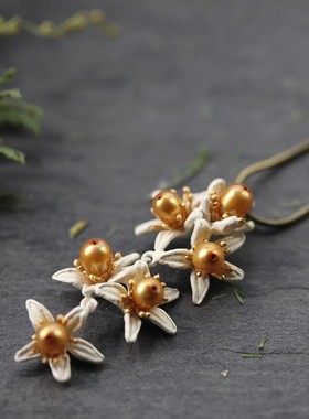 复古小众品牌风珍珠项链