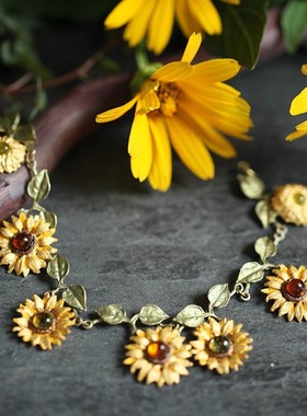 纽约艺术手作珠宝轻奢复古手链