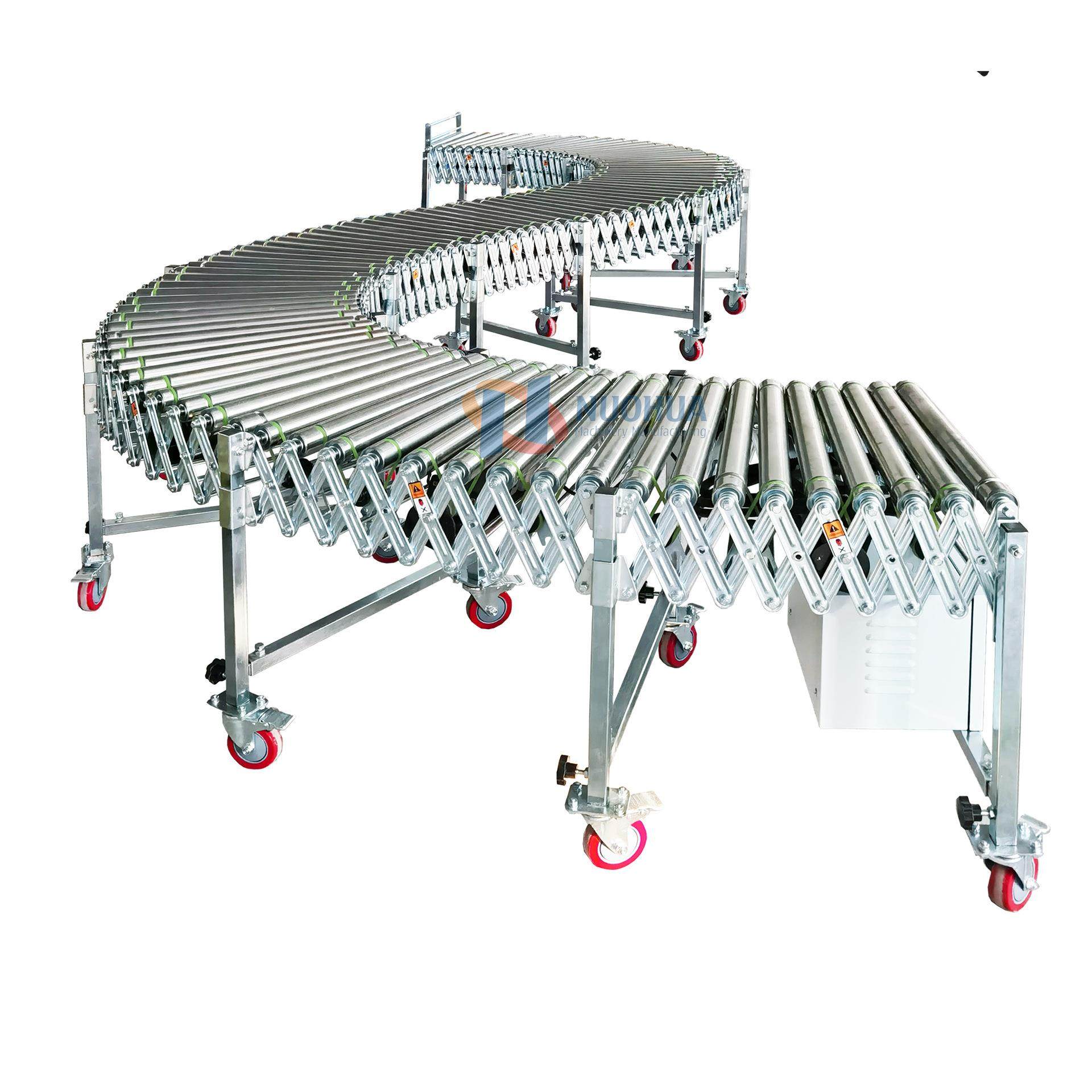 仓储物流工厂包裹纸箱集装箱卡车装卸货用移动电动伸缩滚筒输送机,淘宝优惠券,粉丝福利购,淘宝优惠卷