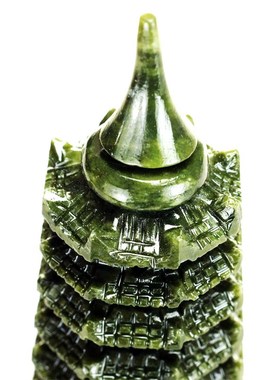 慈风阁文昌塔摆件南玉九层天然水晶摇钱树学生书房客厅办公室