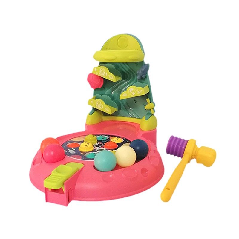 儿童打地鼠玩具电动音乐滚珠投篮二合一婴幼儿早教益智桌面游戏机,淘宝优惠券,粉丝福利购,淘宝优惠卷