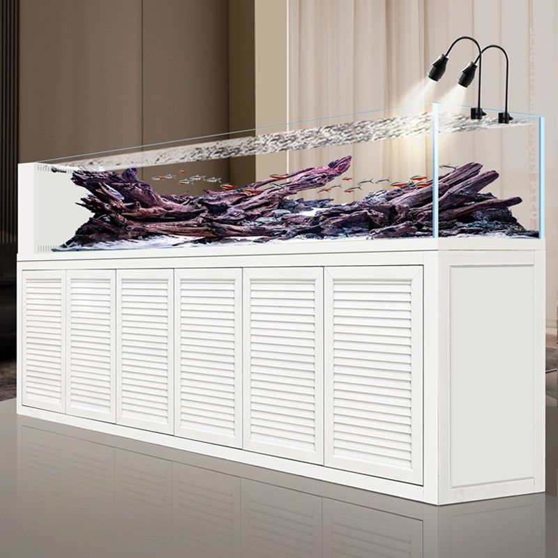 2024新款侧溢流原生溪流缸生态底滤水草缸客厅超白玻璃造景水族箱,淘宝优惠券,粉丝福利购,淘宝优惠卷