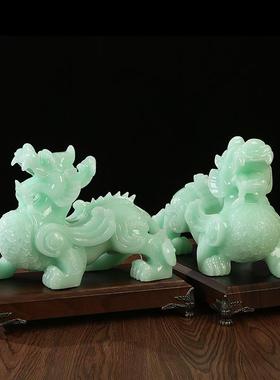 招财貔貅摆件旺财皮丘一对客厅酒柜装饰品店铺家居饰品开业礼品