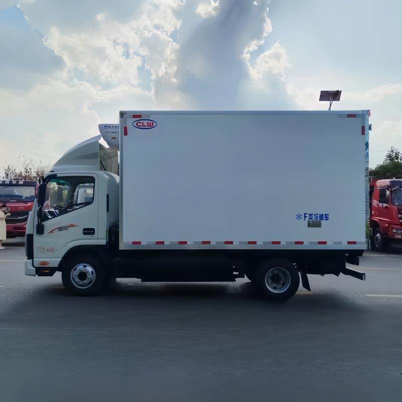 国六4.2米蓝牌冷藏车生鲜冻肉肉钩冷链物流厢式保温货车油气两用,淘宝优惠券,粉丝福利购,淘宝优惠卷