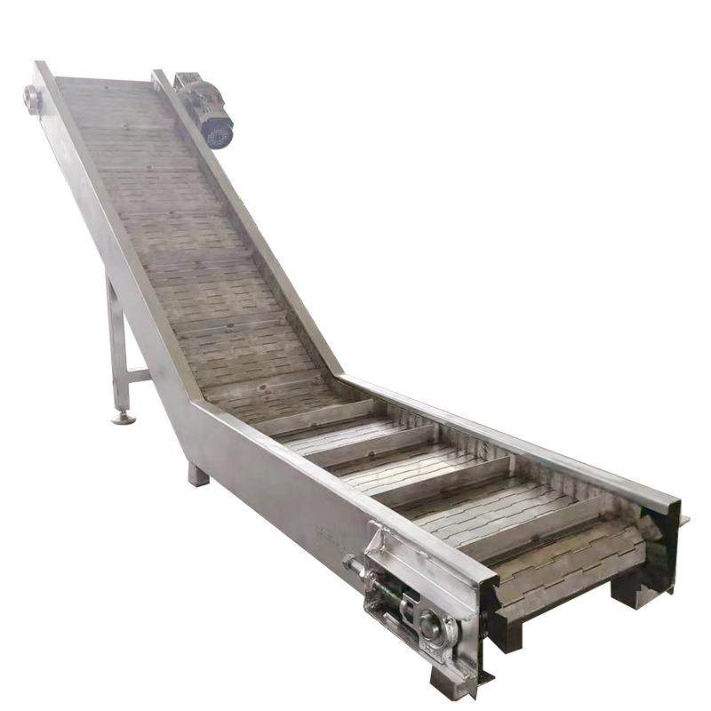 不锈钢链板提升机传送带货物运输流水线输送带工业链板爬坡输送机,淘宝优惠券,粉丝福利购,淘宝优惠卷