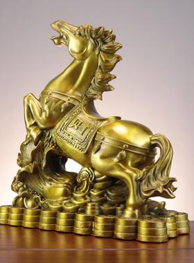 铜马 生肖马 送财马 家居店铺装饰铜马工艺品摆件 立马发财